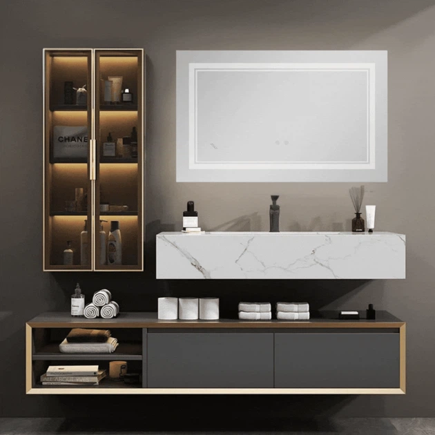Прямокутне дзеркало у ванну Qtap Cardinal CA1 800×500 мм з LED-підсвіткою, антизапотіванням, регулюванням світла 3000–6500K і димером - зображення 13