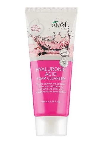 Очищувальна пінка з гіалуроновою кислотою Ekel Ultra - Moisture Hyaluronic Acid Foam Cleanser 100ml - изображение 3