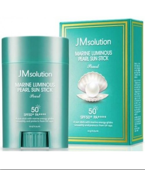 Сонцезахисний стік з екстрактом перлин JMsolution Marine Luminous Pearl Sun Stick Pearl 21г - изображение 2