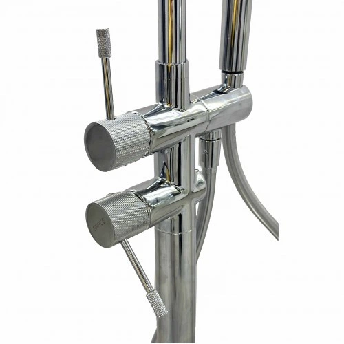 Смеситель для ванны Grace Aria-801 Chrome с душевым гарнитуром - Фото 3 Смеситель для ванны Grace Aria-801 Chrome с душевым гарнитуром - изображение 3