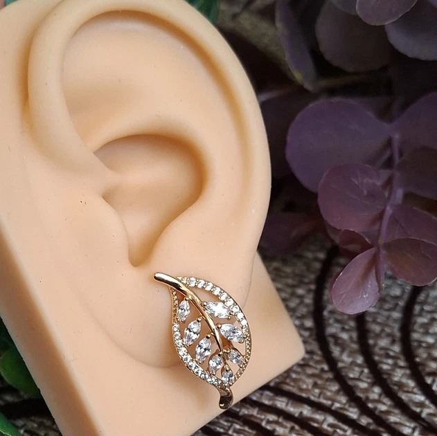 Серьги Xuping Jewelry длина 2.6см ширина 1.3см медицинское золото позолота 18К с1664 - Фото 2 Серьги Xuping Jewelry длина 2.6см ширина 1.3см медицинское золото позолота 18К с1664 - изображение 2