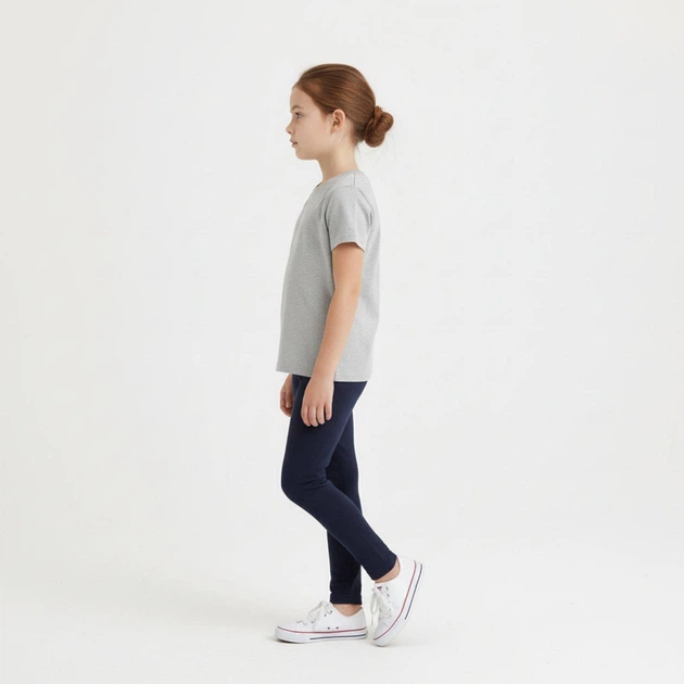 Однотонные трикотажные лосины для девочки 128 см (7-8 лет) OVS - изображение 3