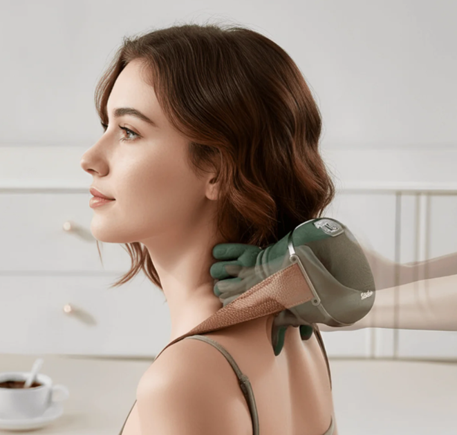 Массажер для шеи и плеч Shoulders & Neck электрический, с имитацией рук - изображение 8