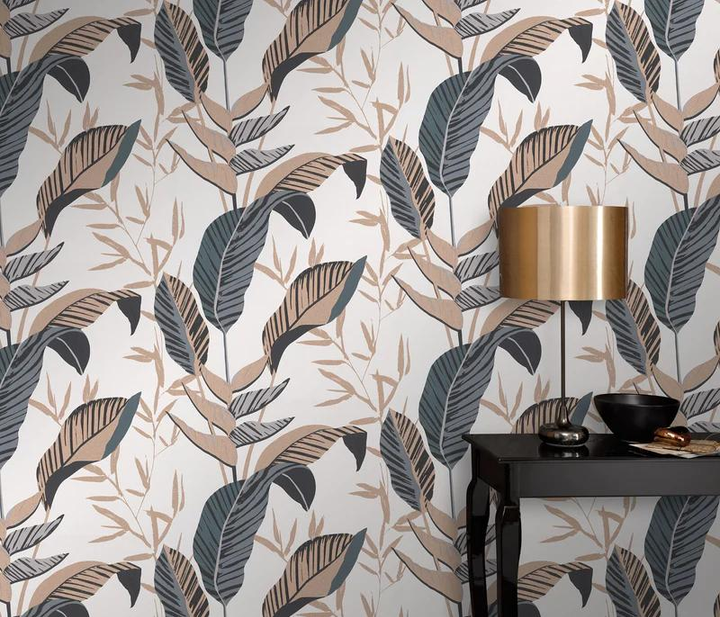 Вінілові шпалери метрові 1.06*10 метрів на флізеліновій основі Erismann Elle Decoration 3 12165-15 - зображення 4
