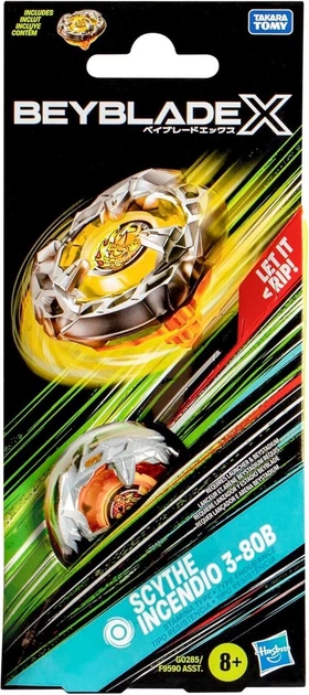 Zabawka Hasbro Beyblade X: Booster Single Top Scythe Incendio G0285 (5010996257017) - obraz 3