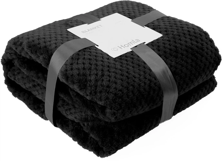 Koc Homla Noah czarny 150x200 cm (5902869999684) - obraz 2