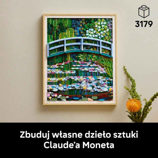Zestaw klocków LEGO Art Claude Monet — Most nad stawem z liliami wodnymi 3179 elementów (31220) - obraz 3