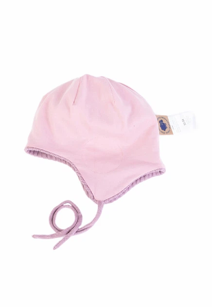 Шапка из мериносовой шерсти tutu 06105 46-50 Пудра - Фото 2 Шапка из мериносовой шерсти tutu 06105 46-50 Пудра - изображение 2