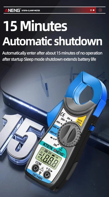 Мультиметр ANENG KT87N клещевой Mini Digital Clamp Meters AC/DC - изображение 6