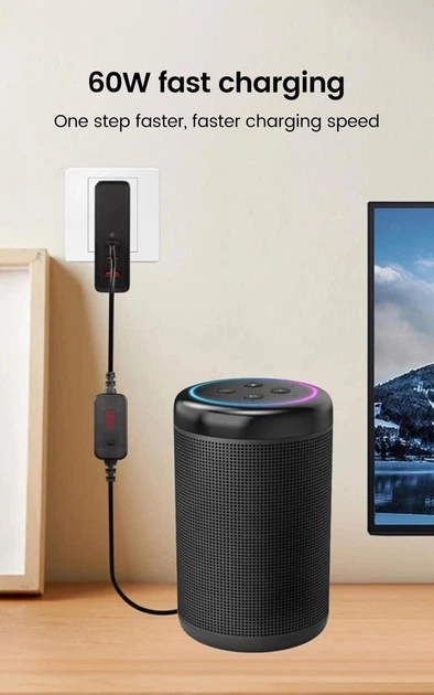 Кабель універсальний Type-C to DC, 60W, для роутера, ноутбука, камер +8 перехідників 5V/9V/12V/15V/20V Boost Converter Adjustable Voltage, Black - зображення 8