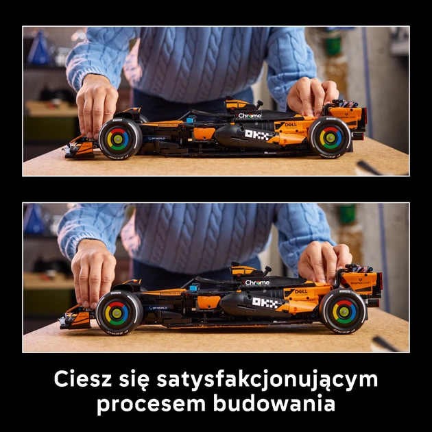 Zestaw klocków LEGO Technic Bolid McLaren MCL39 F1 1675 elementów (42228) - obraz 4