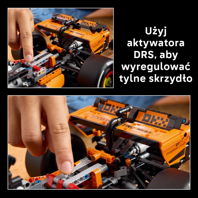 Zestaw klocków LEGO Technic Bolid McLaren MCL39 F1 1675 elementów (42228) - obraz 6