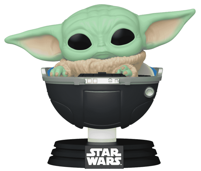 Фігурка Funko Pop! Star Wars: Grogu in Hovering Pram 76551 11.6 см (889698765510) - зображення 2