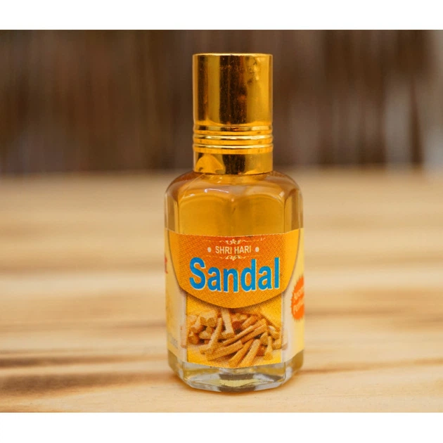 Парфумерна олія Сандал Вриндаван Sandal Oil 10 мл Ароматична олія натуральна для тіла - Фото 2 Парфумерна олія Сандал Вриндаван Sandal Oil 10 мл Ароматична олія натуральна для тіла - зображення 2