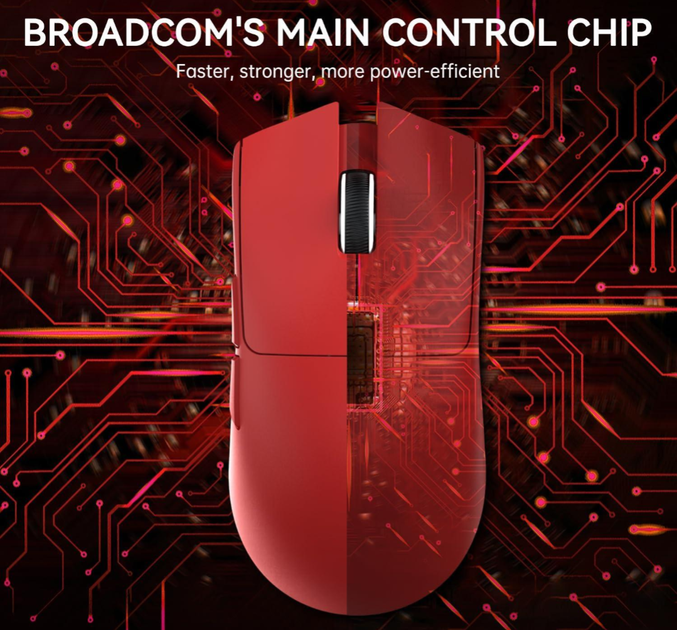 Ігрова миша attack shark x11 red - зображення 8