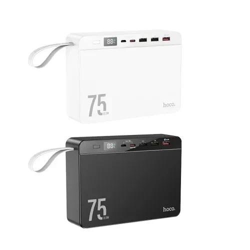 УМБ Hoco J94 Overlord 22.5W fully compatible PD20W/QC/LCD 75 000mAh Black - Фото 3 УМБ Hoco J94 Overlord 22.5W fully compatible PD20W/QC/LCD 75 000mAh Black - изображение 3