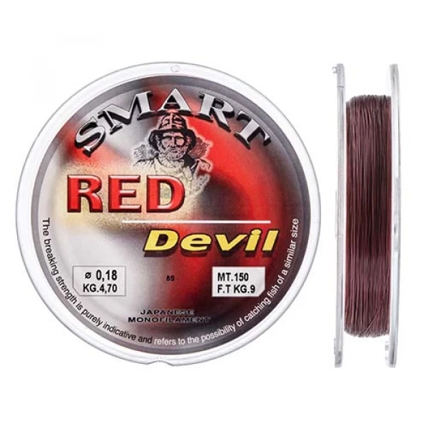 Волосінь Smart Red Devil 150m 0.16mm (1013-1300.30.30) - Фото 1 Волосінь Smart Red Devil 150m 0.16mm (1013-1300.30.30) - зображення 1
