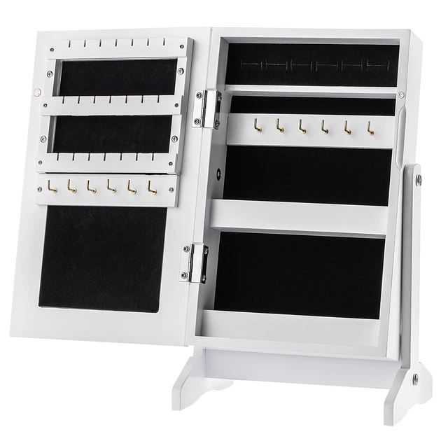 Туалетний столик Kadax Trullo дзеркало та шафа для прикрас K2914 PHO5775 Білий (5903699419298) - зображення 6