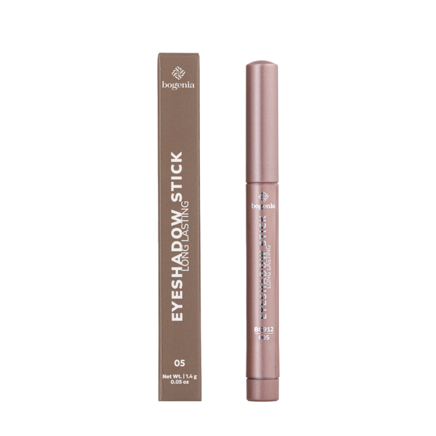 Тіні-олівець для повік перламутрові Bogenia Long Lasting Eyeshadow Stick BG912, 005 Коричневі - Фото 2 Тіні-олівець для повік перламутрові Bogenia Long Lasting Eyeshadow Stick BG912, 005 Коричневі - зображення 2
