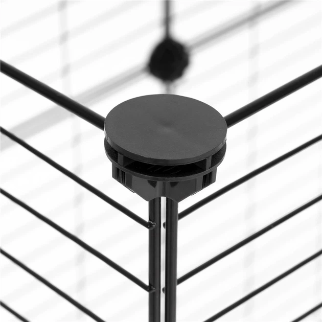 Kojec dla zwierząt Springos PA1086 143x71x46 cm Czarna (5908455310154) - obraz 8