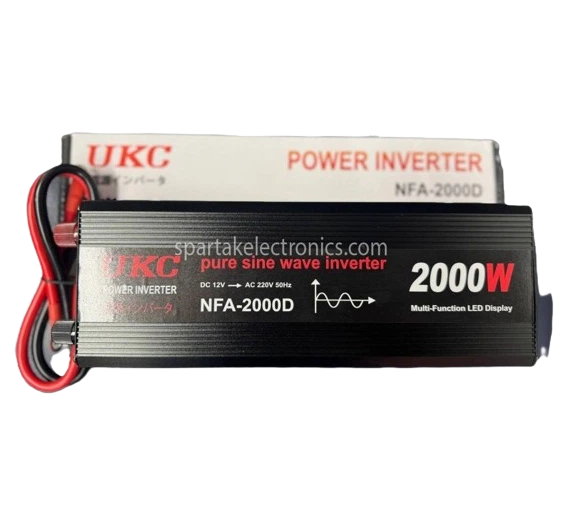 Перетворювач із чистою синусоїдою AC/DC sine NFA 12V/ 9558 2000 Вт - Фото 3 Перетворювач із чистою синусоїдою AC/DC sine NFA 12V/ 9558 2000 Вт - зображення 3