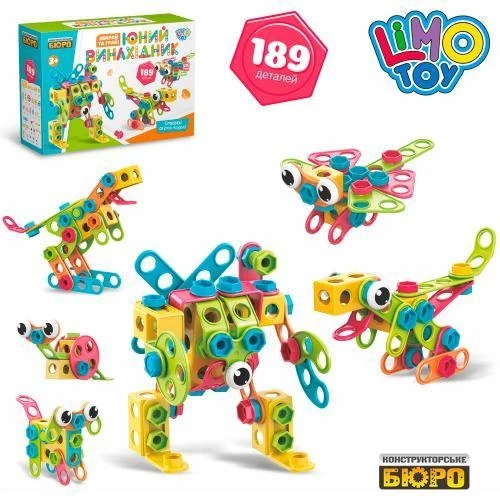 Конструктор на шурупах Limo Toy Юний винахідник - Фото 1 Конструктор на шурупах Limo Toy Юний винахідник - изображение 1