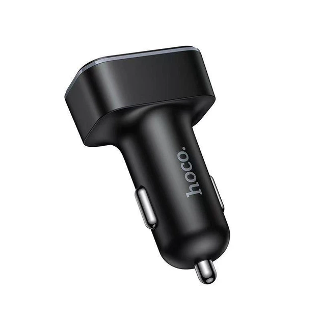 Автомобільний зарядний пристрій HOCO Z63 Barry four-port car charger Black (6942007666206) - изображение 4