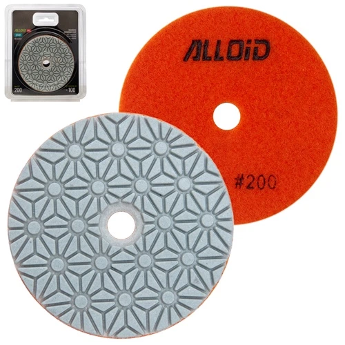 Alloid Pro. Круг алмазный шлифовальный на липучке STAR 100 мм, зерно 200 - Фото 1 Alloid Pro. Круг алмазный шлифовальный на липучке STAR 100 мм, зерно 200 - изображение 1