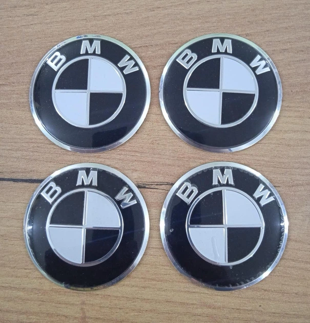 Наклейки для колпачков на диски BMW чёрно-белые 65мм - Фото 1 Наклейки для колпачков на диски BMW чёрно-белые 65мм - изображение 1