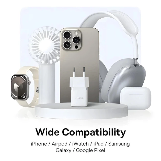 Зарядное устройство Baseus 1xUSB-C 20W + 1xUSB white + cable USB-C to USB-C 60W 1.0m (P10111608213-01) - Фото 9 Зарядное устройство Baseus 1xUSB-C 20W + 1xUSB white + cable USB-C to USB-C 60W 1.0m (P10111608213-01) - изображение 9