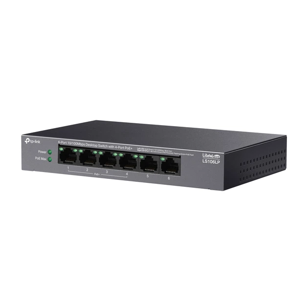 Комутатор мережевий TP-Link LS106LP - Фото 3 Комутатор мережевий TP-Link LS106LP - изображение 3