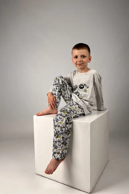 Дитяча піжама для хлопчика Bibo 81010 134 см (2400000206514) - Фото 2 Дитяча піжама для хлопчика Bibo 81010 134 см (2400000206514) - изображение 2
