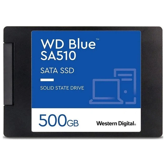 SSD Накопичувач 500GB 2.5" SATA3 WD SA510 (WDS500G3B0A) - изображение 2