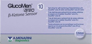 Paski testowe do glukometru Menarini Glucomen areo B-Ketone Sensor 10 szt. - obraz 2