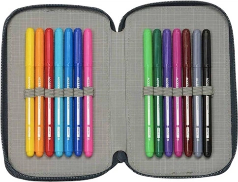 Пенал Safta Real Madrid 25/26 Home Kit 2 відділення, з наповненням 29 ел. 412554854 (8412688607389) - зображення 5