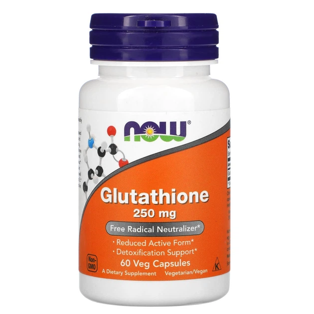 Глутатіон Now Foods (Glutathione) 250 мг 60 капсул (NOW-00096) - Фото 1 Глутатіон Now Foods (Glutathione) 250 мг 60 капсул (NOW-00096) - изображение 1