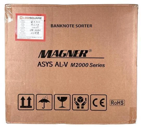 Сортировщик и счетчик валют MAGNER M2000 / ASYS AL-V с проверкой купюр и детектором подлинности, Мультивалютная счётная машинка с автоматическим стартом подсчёта - изображение 4