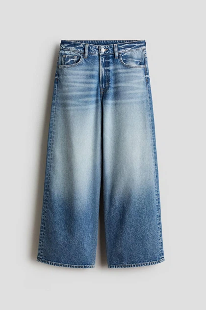 Підліткові джинси Loose Fit Wide Leg H&M для хлопчика вільного крою блакитний 152 см 1293023 - Фото 2 Підліткові джинси Loose Fit Wide Leg H&M для хлопчика вільного крою блакитний 152 см 1293023 - изображение 2