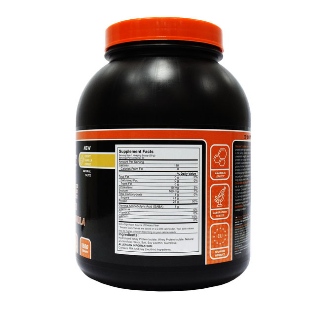 Изолят TM Bioline 95% белка для набора сухой мышечной массы и роста мышц + усиление рельефа (1,5 кг / банка ) - изображение 2
