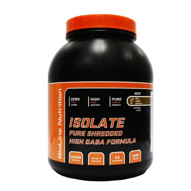 Изолят ISOLATE Pure Shredded High + GABA FORMULA 95% белка (1,5 кг / банка) для набора сухой мышечной массы и роста мышц + Шейкер - изображение 6