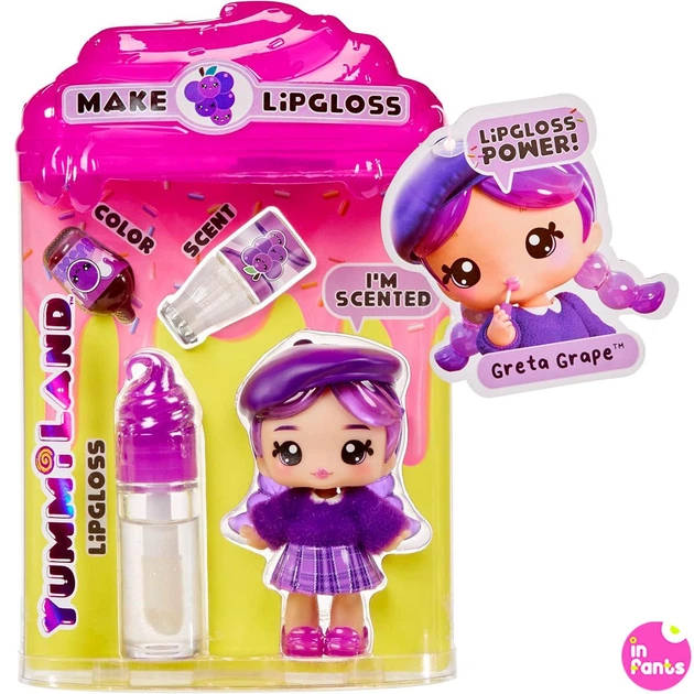Кукла Yummiland Lipgloss Greta Grape с блеском для губ (00545) - Фото 1 Кукла Yummiland Lipgloss Greta Grape с блеском для губ (00545) - изображение 1