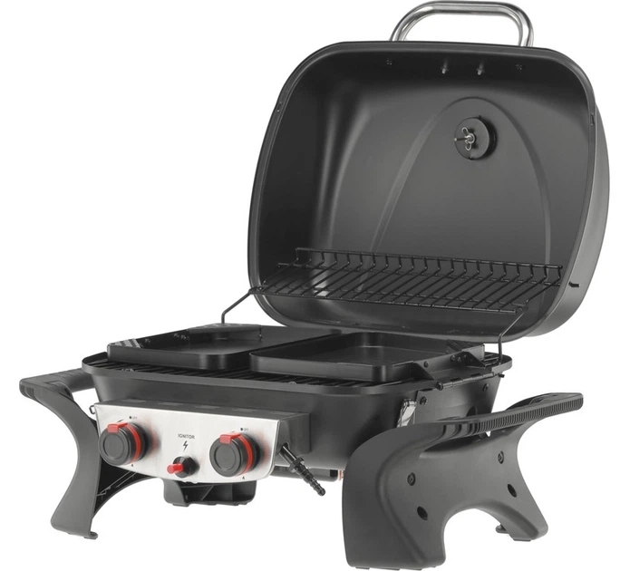 Gazowy grill Yato Yake YG-20005 przenośny 2 palniki 5 kW (5906083105920) - obraz 4