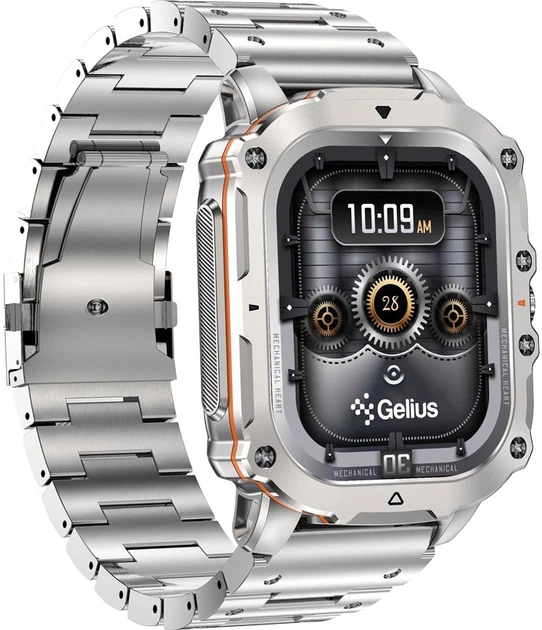 Смарт-часы Gelius Tactical Heavy GP-SW016 Silver Titan (2099901019103) - изображение 11