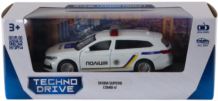Автомодель Techno Drive Skoda Superb Combi iV Полиция (250947) - изображение 12