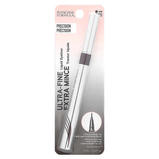 Рідка підводка для очей Physicians Formula "Eye Booster" з комплексом для росту вій, темно-коричнева (0.5 мл) - зображення 2