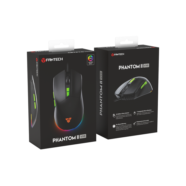 USB Мышь Игровая Fantech VX6 Venom Go (Phantom II) Черный - изображение 3