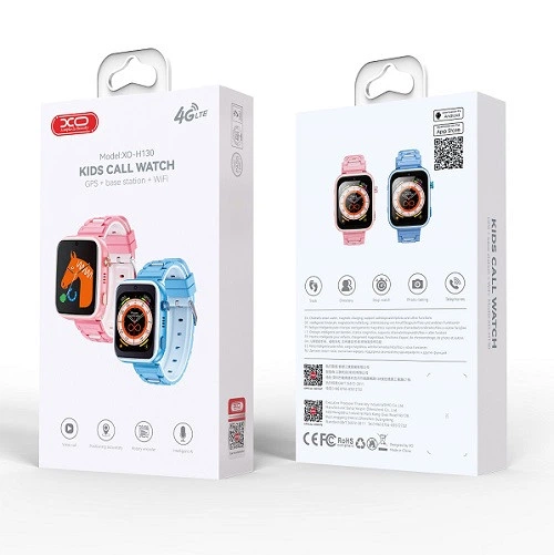 Детские Смарт Часы XO H130 4G GPS Синий - изображение 2