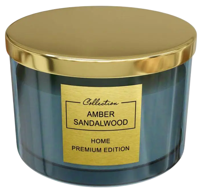 Свеча ароматизированная Pepco Home Amber Sandalwood (янтарь и сандаловое дерево), 1 кг - Фото 1 Свеча ароматизированная Pepco Home Amber Sandalwood (янтарь и сандаловое дерево), 1 кг - изображение 1