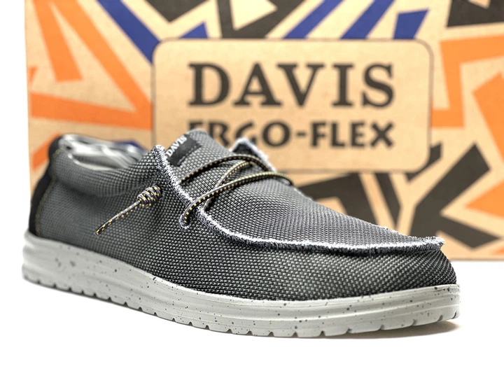 Чоловічі мокасини топсайдери Davis Ergo-Flex Canvas 45 - Фото 5 Чоловічі мокасини топсайдери Davis Ergo-Flex Canvas 45 - изображение 5