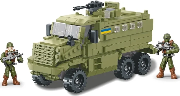 Конструктор KB 1131 машина ВСУ. MRAP Shrek One «Крап Шрек 1», 532 детали - Фото 1 Конструктор KB 1131 машина ВСУ. MRAP Shrek One «Крап Шрек 1», 532 детали - изображение 1